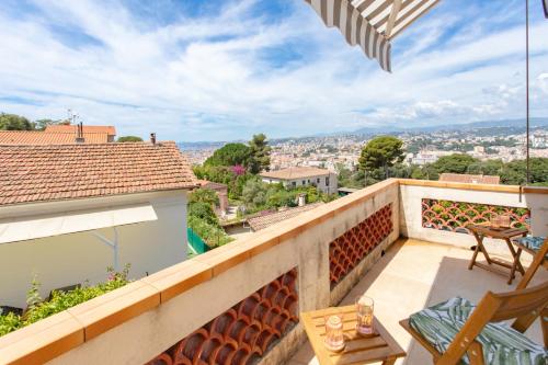 Gallery image of #54 Sea view Villa 4 BDR AC 5mins to Port BBQ in Nice