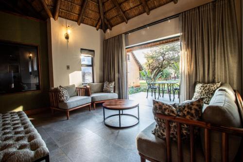 Χώρος καθιστικού στο Lapeng Guest Lodge