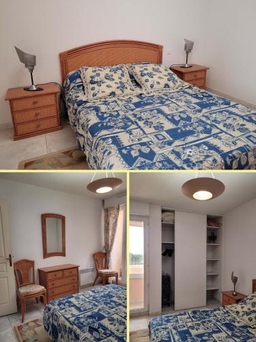 Appartement 80 m2, T 3 vue imprenable face à la mer