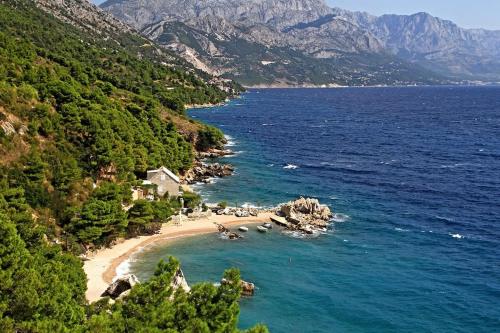Beachouse Dalmatia in secluded bay, Croatias best