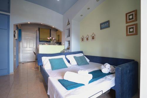 Χώρος καθιστικού στο Lilly's Seaview Studio