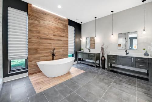 Koupelna v ubytování Shoreline on Stonemarker