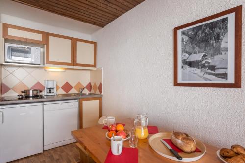 Kuchyň nebo kuchyňský kout v ubytování Résidence partenaire Le Schuss