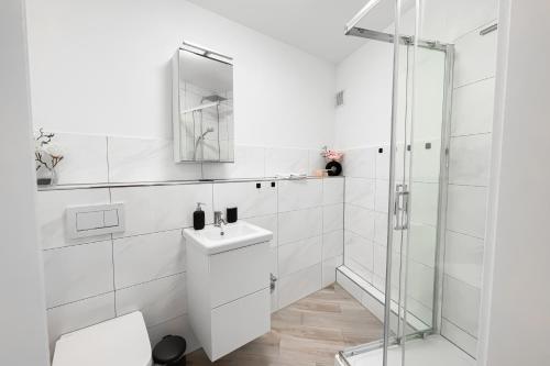 Schleswiger Ausblick tesisinde bir banyo