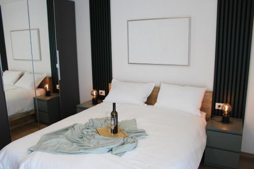 Ένα ή περισσότερα κρεβάτια σε δωμάτιο στο Luxury Apartment Mirjana