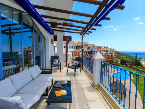 Μπαλκόνι ή βεράντα στο Apartment Ático Galera Playa by Interhome