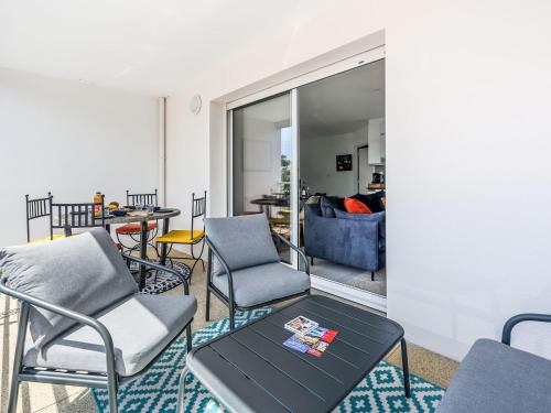 Χώρος καθιστικού στο Apartment Résidence Amiral by Interhome