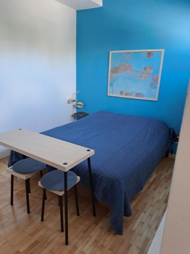 Ένα ή περισσότερα κρεβάτια σε δωμάτιο στο Studio apartman Dvori