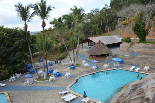 Bazén v ubytování Quilombo Hotel Fazenda nebo v jeho okolí