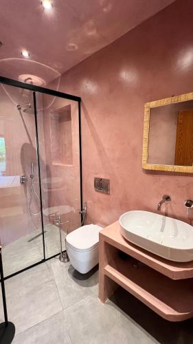 Salle de bains dans l'établissement Casa Boha