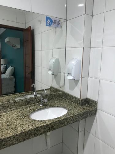Koupelna v ubytování Lax Hotel - Acesso através de escadas - 3 andares