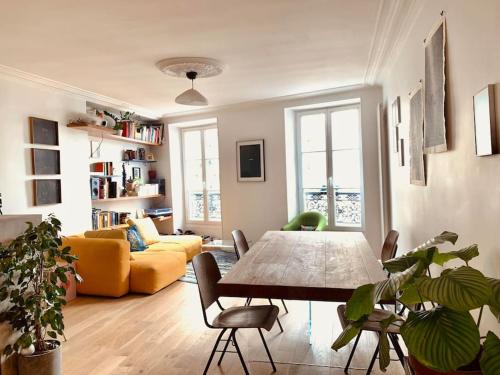 Delight in Montmartre - a true Parisian apartment