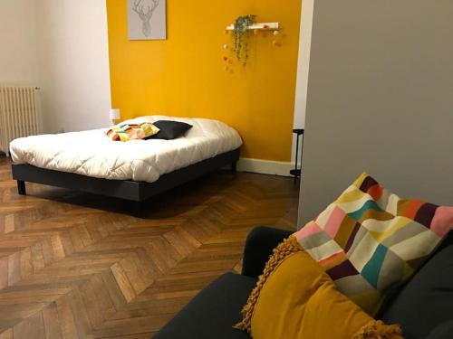 Très grand appartement ancien avec petit jardin