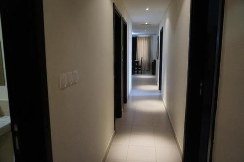 a hallway of a building with at Samarah Resort D44 in Sowayma