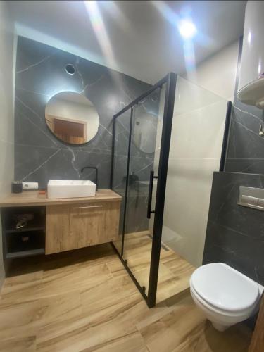 Vip Sadyba Svalyava Apartmentにあるバスルーム