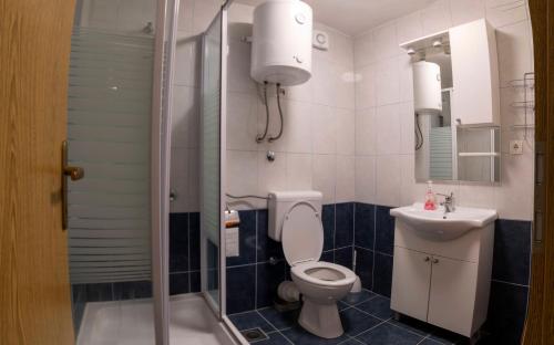 Koupelna v ubytování Apartmán Michal