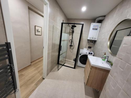 Koupelna v ubytování Nooruse Charm Apartment