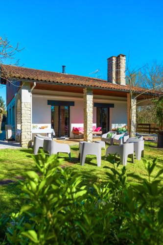 Zahrada ubytování Villa-des-eaux Douces