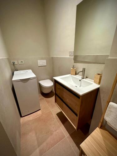 Ένα μπάνιο στο Grey-Fontanelli Luxury Suite Reggio Emilia