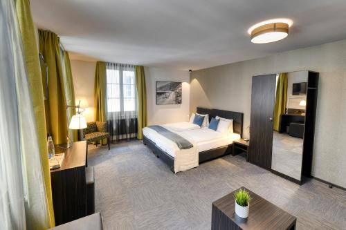 Katil atau katil-katil dalam bilik di Boutique Hotel Reiser