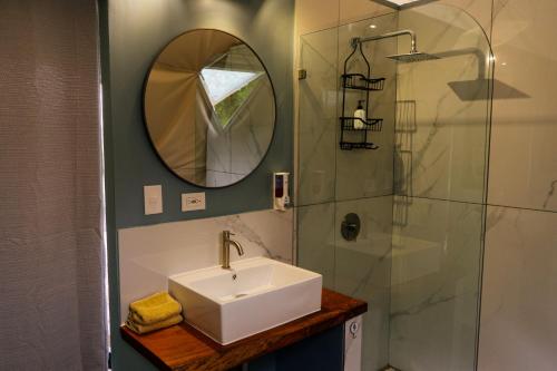Vannituba majutusasutuses Pura Vista Glamping
