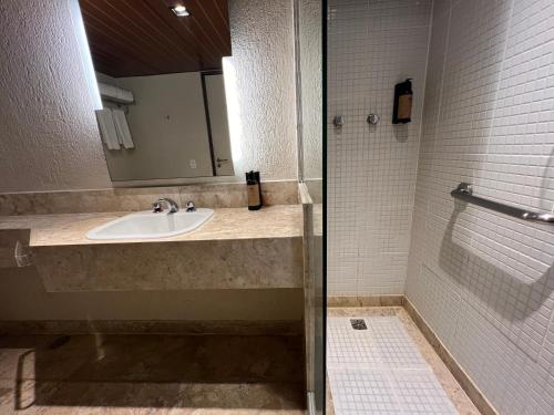 Koupelna v ubytování Mar Hotel Conventions