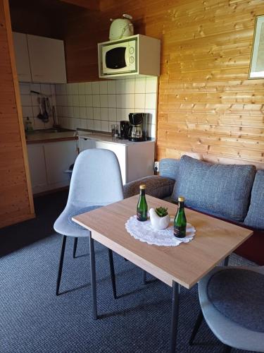 Kuchyň nebo kuchyňský kout v ubytování FEWO Isla 5