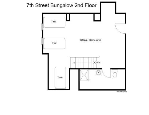 a floor plan of a house at 7th Street Bungalow in Livingston