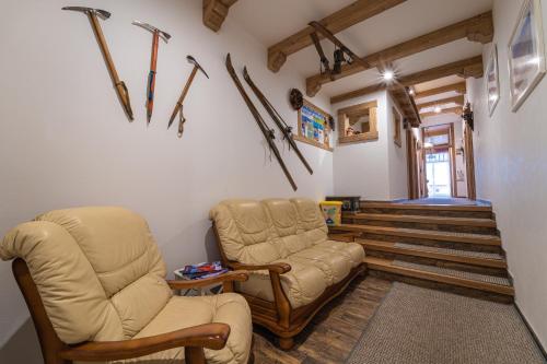 Posezení v ubytování Apartmany Moravienka