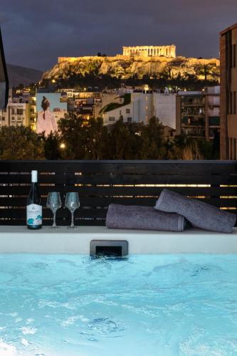 Acropolis view Penthouse46 Jacuzzi Quality living