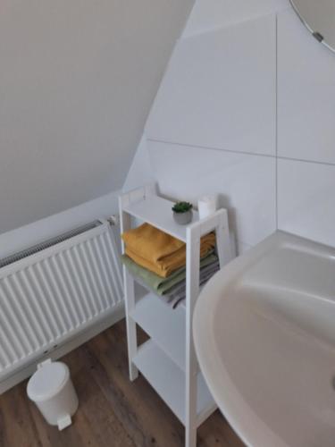 Koupelna v ubytování Fleute