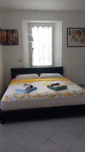 Postel nebo postele na pokoji v ubytování casa Andreea