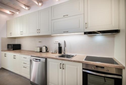 Køkken eller tekøkken på Casa Elysium - Chania Old City