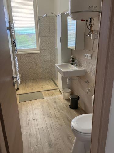 Koupelna v ubytování Primo Apartman