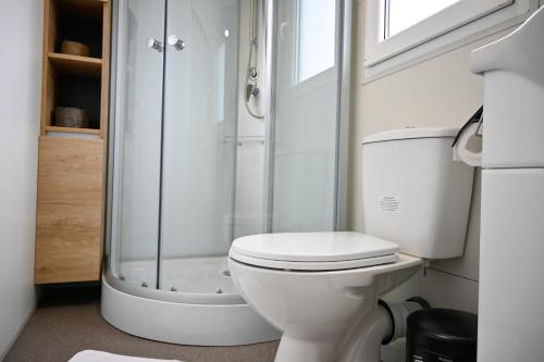 Koupelna v ubytování Anasta Mobile Homes