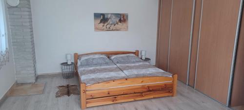 Postel nebo postele na pokoji v ubytování Dovolenkový dom