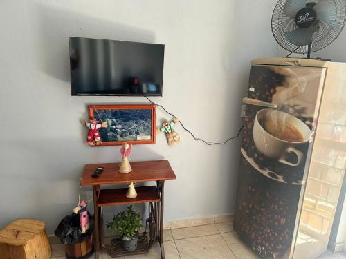 Televisyen dan/atau pusat hiburan di Flor de café