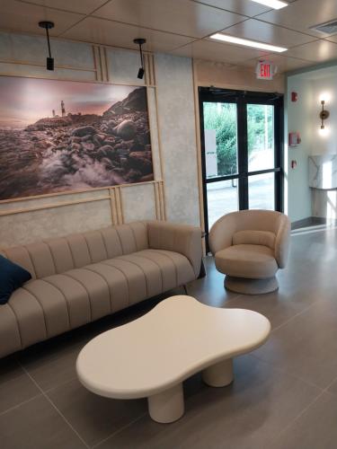 Greenview Inn Riverheadにあるシーティングエリア