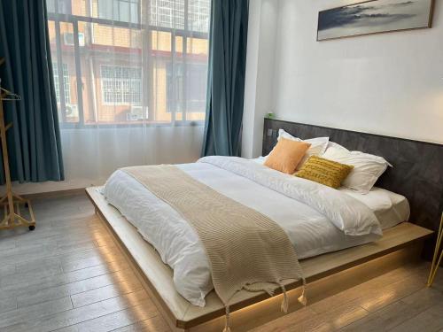 Letto o letti in una camera di 客居青山