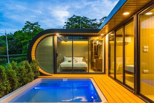 Bazén v ubytování AKRA Collection Layan - Hideaway Villas nebo v jeho okolí