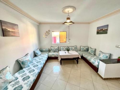 Posezení v ubytování moderno apartamento en el centro , a 3 min del mar II
