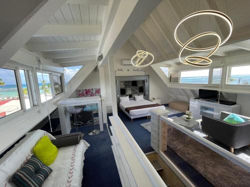 Et opholdsområde på Plage St-Anne T4 duplex