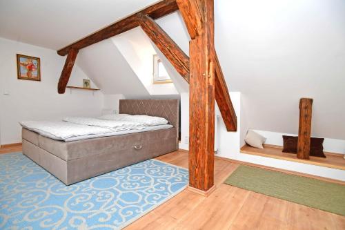 Posteľ alebo postele v izbe v ubytovaní Romantic apartment under the Prague castle