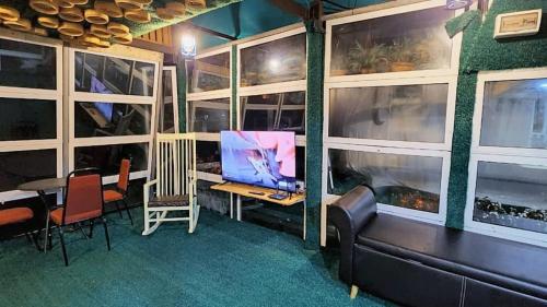 TV a/nebo společenská místnost v ubytování Sameer Glamping