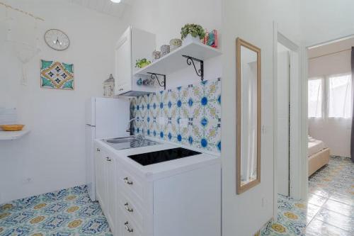 Η κουζίνα ή μικρή κουζίνα στο Agri Lemon Green Case vacanze