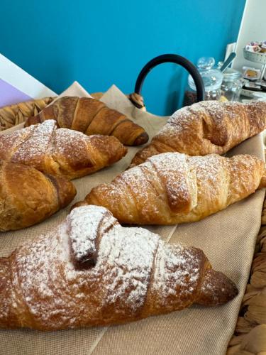a group of pastries sitting on top of a table at Casale Auriga - Oltrepo' Pavese in Codevilla
