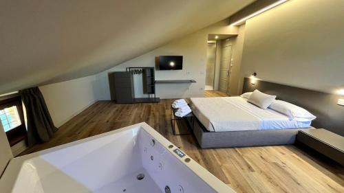 Postel nebo postele na pokoji v ubytování Assisium Agriturismo
