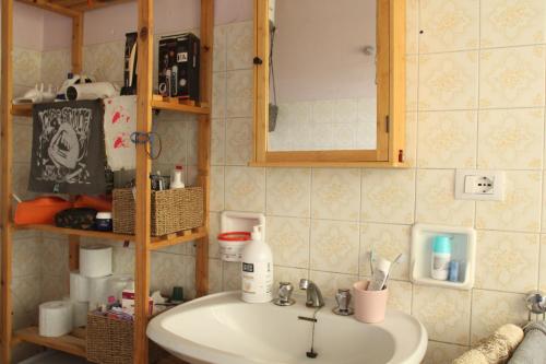 Koupelna v ubytování Casa Formica