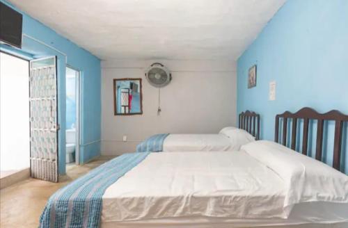 Postel nebo postele na pokoji v ubytování Espaciosa habitación comoda