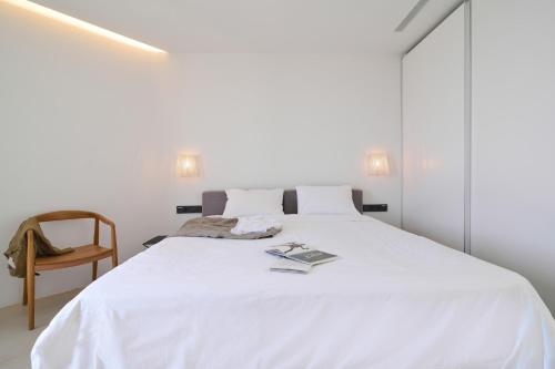 Ένα ή περισσότερα κρεβάτια σε δωμάτιο στο Villa Agate